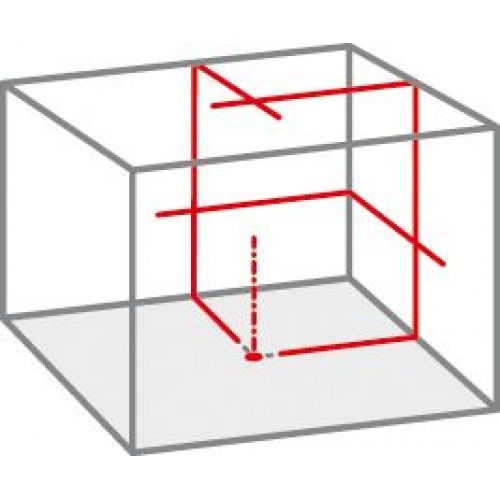 Nivel láser de líneas y puntos de hasta 80 m Qubo Basic